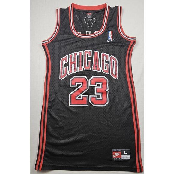 NBA 90s Basketball Chicago Bulls Michael Jordan Vintage Nike Shirt Jersey Size L